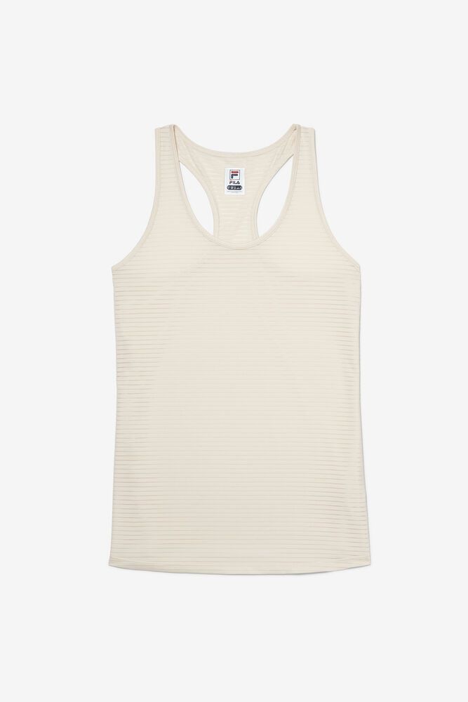 Fila Tank Top Essentials Racerback Womens White - India MQL-130842